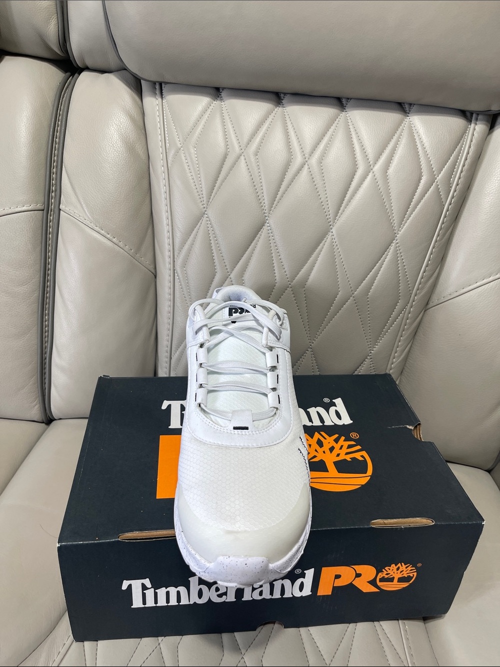 Timberland PRO White Low-Top Work Sneaker - Picture 3 of 9